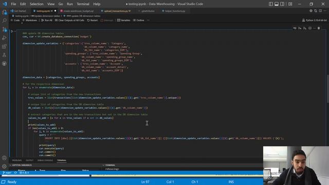 Update Dimension Tables | ETL Processes | Budget Project | Data Warehousing смотреть онлайн