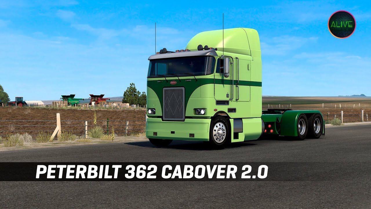 PETERBILT 362 CABOVER 2.0 (jon-ruda) - ОБЗОР МОДА ДЛЯ ATS 1.44
