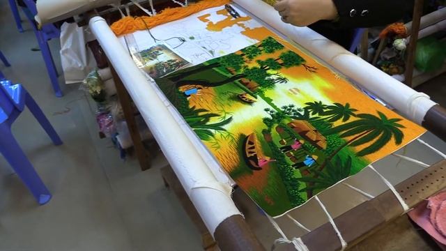 ВЬЕТНАМСКАЯ ВЫШИВКА. ШЕЛКОГРАФИЯ (Embroidery. Viet Nam) смотреть онлайн
