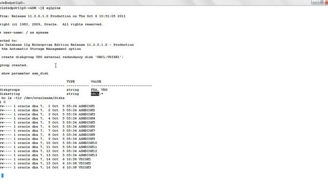 ASM Diskgroup Creation on Loopback Device смотреть онлайн