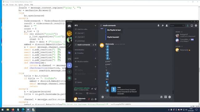 Python Discord Bot erstellen #023.6 Musik YouTube-Suche смотреть онлайн
