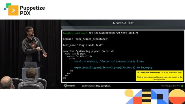 Multi Node Acceptance Tests for Fun and Profit - Trevor Vaughan смотреть онлайн