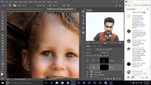 Retouching Children's Photos Complete Workflow in Photoshop | ? LIVE Replay смотреть онлайн