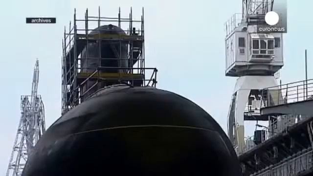 На судоремонтном заводе в Северодвинске Архангельской области загорелась атомная подводная лодка смотреть онлайн