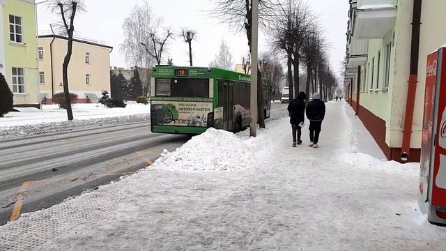 Автобусы города Полоцка (12.01.2023) смотреть онлайн