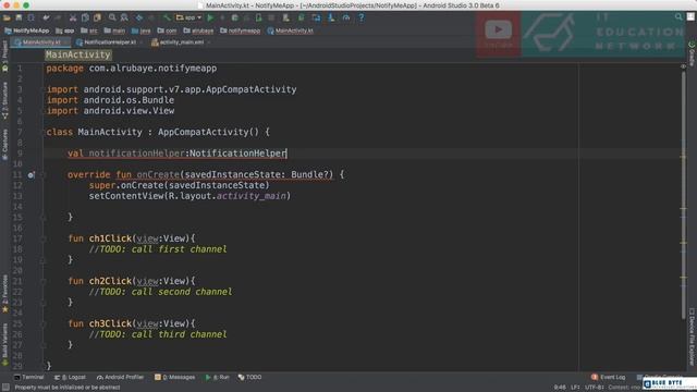 Kotlin android tutorial - 71 - Notification Channels смотреть онлайн