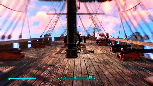 Fallout 4 Riding the USS Constitution (survival) смотреть онлайн