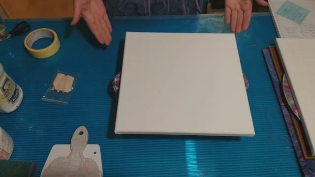 4 Быстрый, бюджетный, грунт для холста. .Подготовка холста для Акриловой заливки.