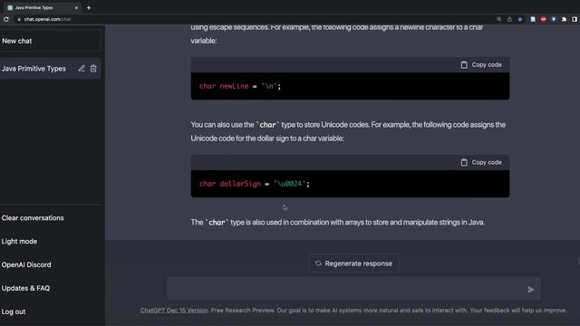 Learn Java with ChatGPT -- Part 5: Primitive Types and Literals смотреть онлайн