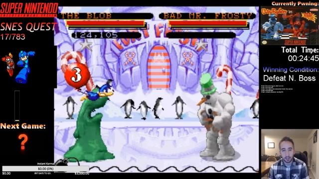 SNES Quest - Game #19 - Clay Fighter (Part 1) смотреть онлайн