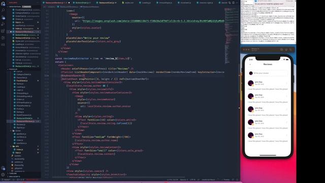 Live 2.1: Clone FoodHub using React Native part 2 смотреть онлайн