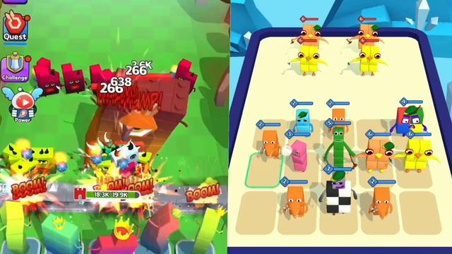 NUMBER CLUB WAR MERGE IDLE VS MERGE CUBE NUMBER COLOR BLOCK NEW LEVEL GAMEPLAY смотреть онлайн