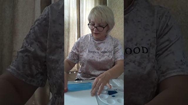 Занятие дома " Рисуем небо голубое" смотреть онлайн