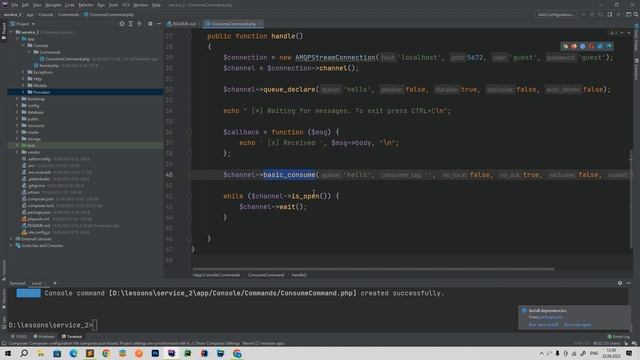 Laravel Rabbitmq курс. Брокеры сообщения php laravel. php-amqplib в php и laravel смотреть онлайн