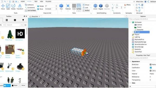 How to make Stud Part --Roblox Studio--