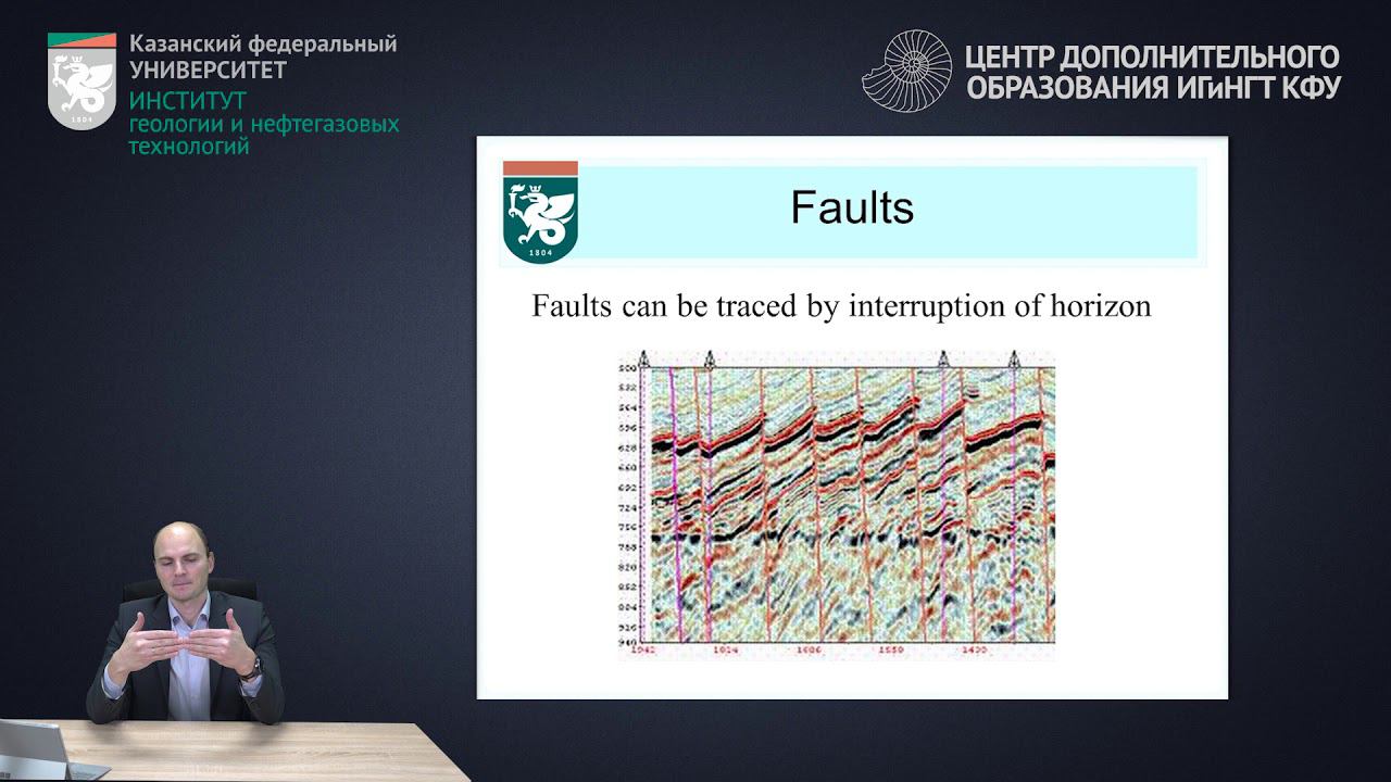 Structural interpretation of seismic data Horizon and fault tracing смотреть онлайн