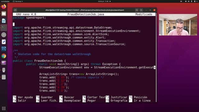 Introducción y sistema de detección de fraude bancario con Apache Flink смотреть онлайн