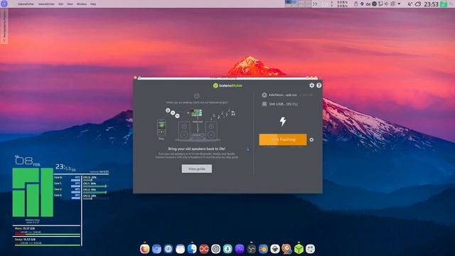 Создание загрузочной флешки в Balena Etcher — Creating a bootable flash drive in Balena Etcher смотреть онлайн