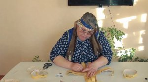 Изготовление корзины из бересты