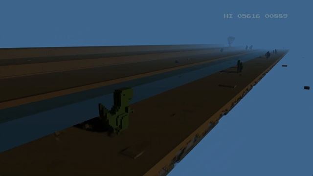 GOOGLE T-REX DYNO 3D! Обновление игры! [240 FPS] смотреть онлайн