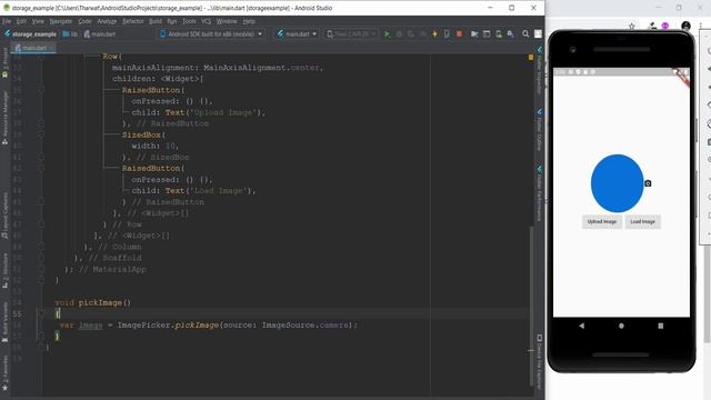Picking Image using ImagePicker in Flutter Arabic بالعربي смотреть онлайн