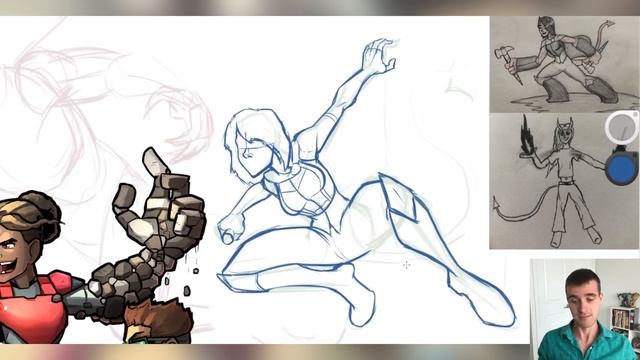 Redrawing My Childhood Superheroes for an ART BATTLE! (Ft. Ben Mellinger Art) смотреть онлайн