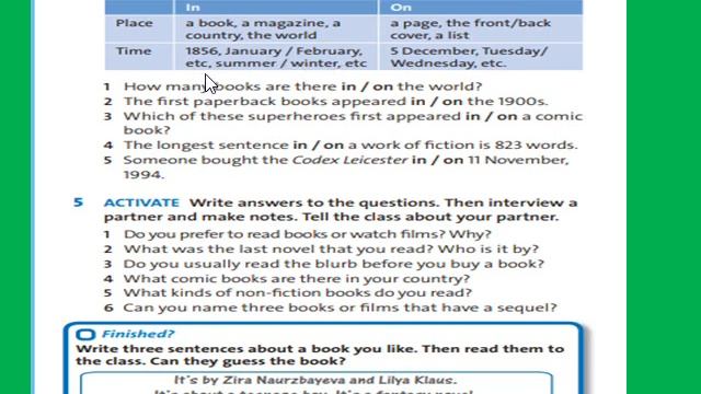 6 class. Talking about books смотреть онлайн