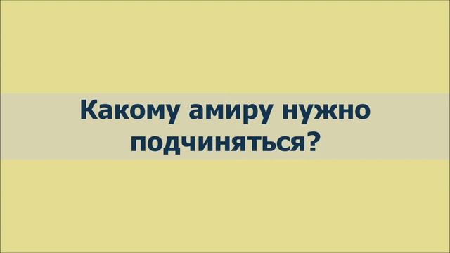Ринат Абу Мухаммад Какому амиру нужно подчиняться смотреть онлайн
