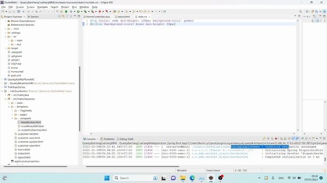 Java Spring boot - Tích hợp Bootstrap - Web QUẢN LÝ BÁN HÀNG - Phần 1 смотреть онлайн
