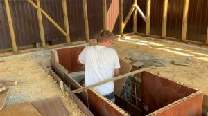 Строительство каркасного гаража самостоятельно. Часть третья. Смотровая яма, заливка пола