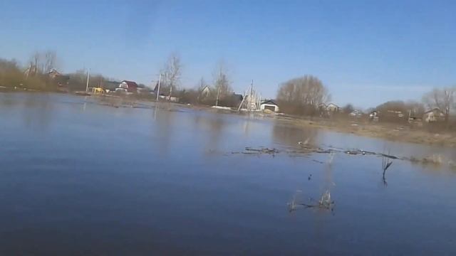 село Новая Усмань, Воронежская область, река Усманка разлив смотреть онлайн
