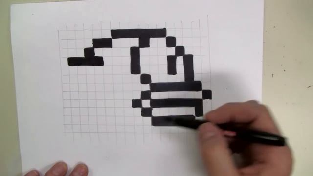 How To Draw: Flappy Bird 8-Bit! - make your own graph paper смотреть онлайн