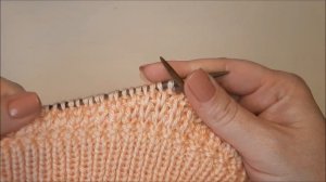 ПОЛУПАТЕНТНАЯ РЕЗИНКА спицами по кругу без накидов (САМЫЙ ПРОСТОЙ СПОСОБ).