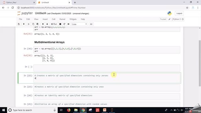 Numpy ndarray on Python смотреть онлайн