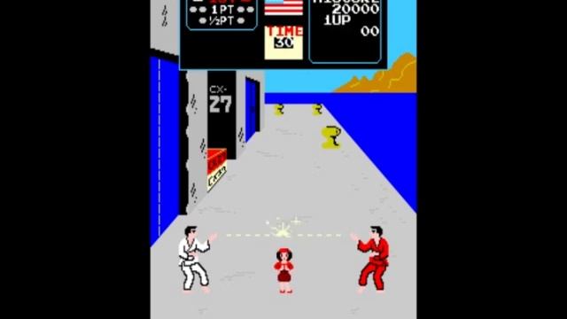 Karate Champ Gameplay Arcade VS cabinet смотреть онлайн