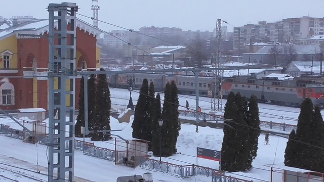 Железнодорожный вокзал города Орла, город Орёл смотреть онлайн
