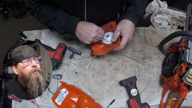 Husqvarna 450 Chainsaw Starter Repair смотреть онлайн