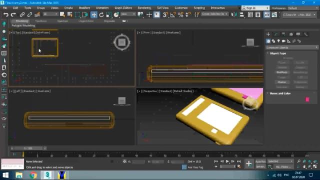 Моделирование корпуса для кастомной платы под 3д печать ( в 3ds max) смотреть онлайн