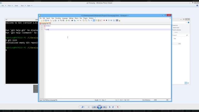Git Tutorials || 1. Setting up and doing a commit смотреть онлайн