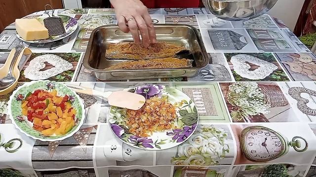 Света:Мамины секреты:Скумбрия запечённая под овощами. смотреть онлайн