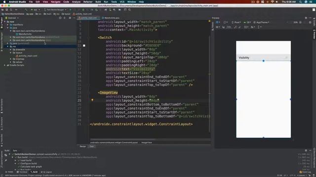 Android Studio Switch Button смотреть онлайн