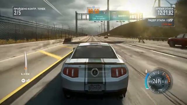 NFS The Run. Ford Shelby clean highway sprint смотреть онлайн