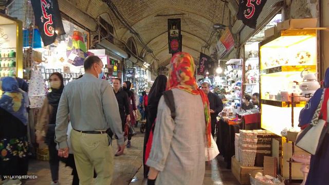 IRAN - What's Going On In The Corridors Of Tehran's Traditional Grand Bazaar | Tehran Market Tour
