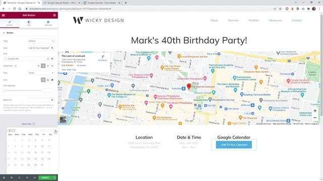 How to Add a Google Calendar Button in Elementor Pro смотреть онлайн