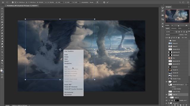 Escaping TORNADOS in Photoshop - Photo Manipulation смотреть онлайн