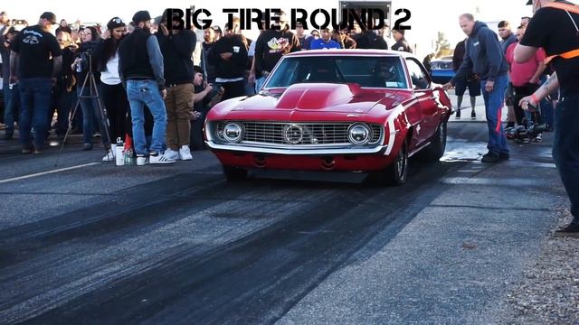 "The Git Down" PT.2 (THE RX7 TAKES IT HOME!) No prep 24 car Small Tire shootout + Big Tire action! смотреть онлайн