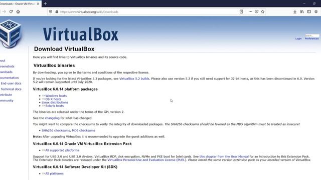 Download VirtualBox 6 0 14 смотреть онлайн