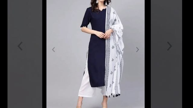 Unique color combinations for clothes,plain kurti contrast dupatta,classy kurti designs,#shortvideo смотреть онлайн
