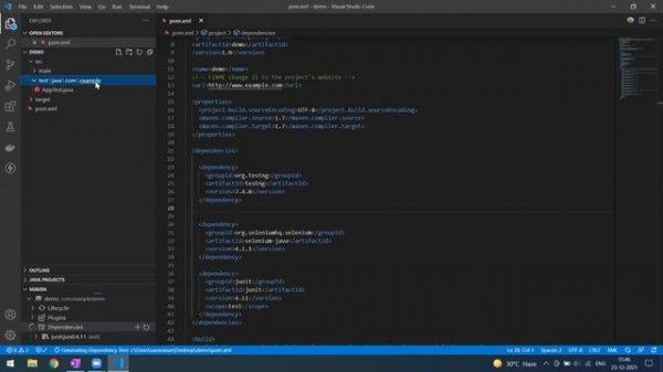 Create Maven Project in Visual Studio Code | Maven Project in VS Code