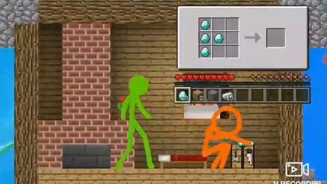 Аниматор Sv Mencraft стикманы и блок криатива камера на экран VIP продолжение будет